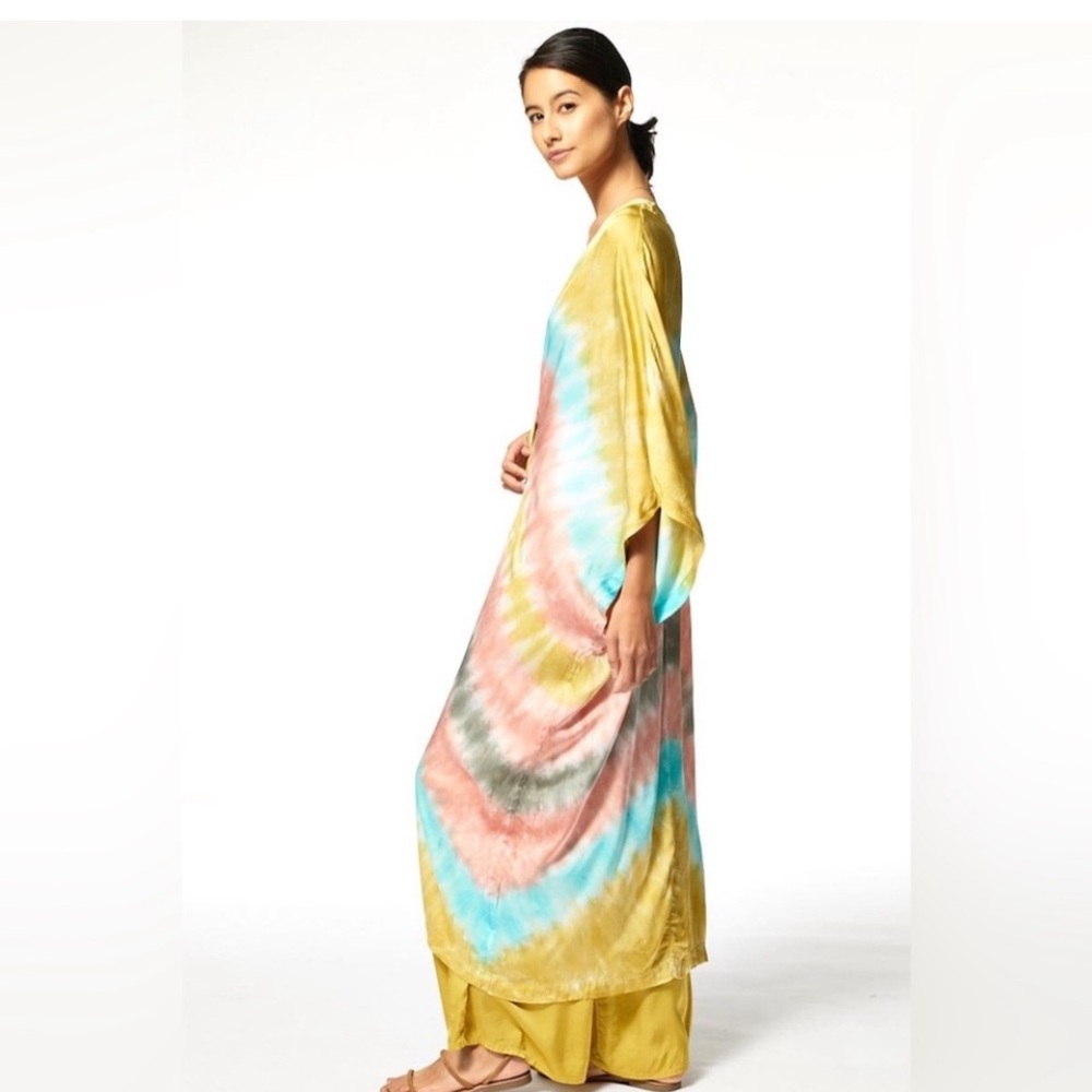 YFB Kana Kimono in pink sands wash one size - Picture 5 of 6